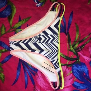 Victoria’s Secret swim bottoms.
